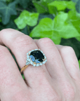 "Tosca Venetia" 4.62ct Black Australian Sapphire Cocktail Ring Ring JasonRee 
