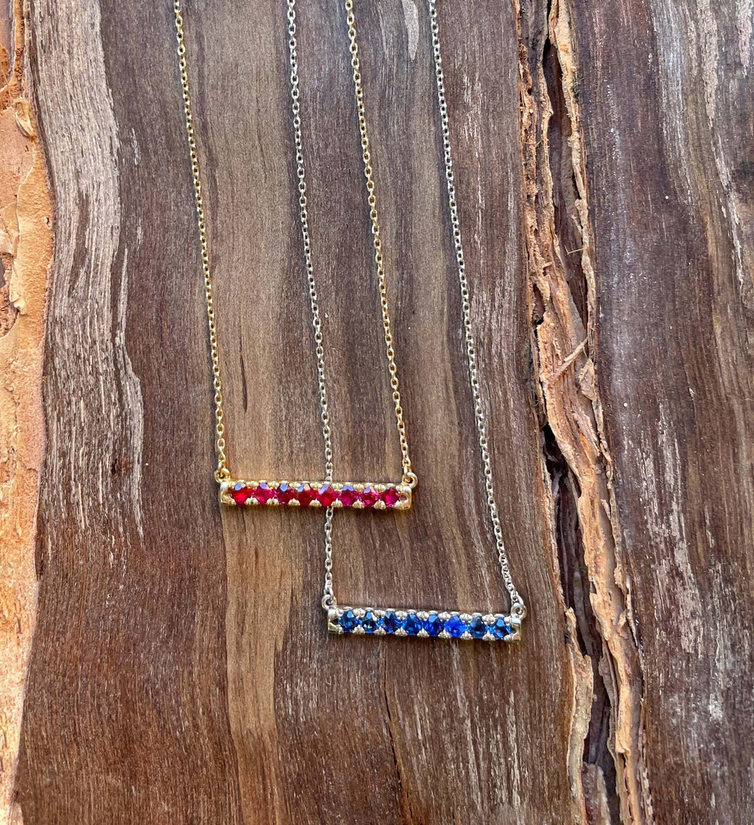 ''Antoinette'' French Set Natural Ruby Necklace Pendant Jason Ree Design 