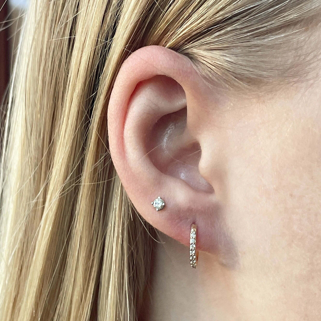 ‘Mademoiselle’ yellow gold diamond earrings Earrings Jason Ree Design 
