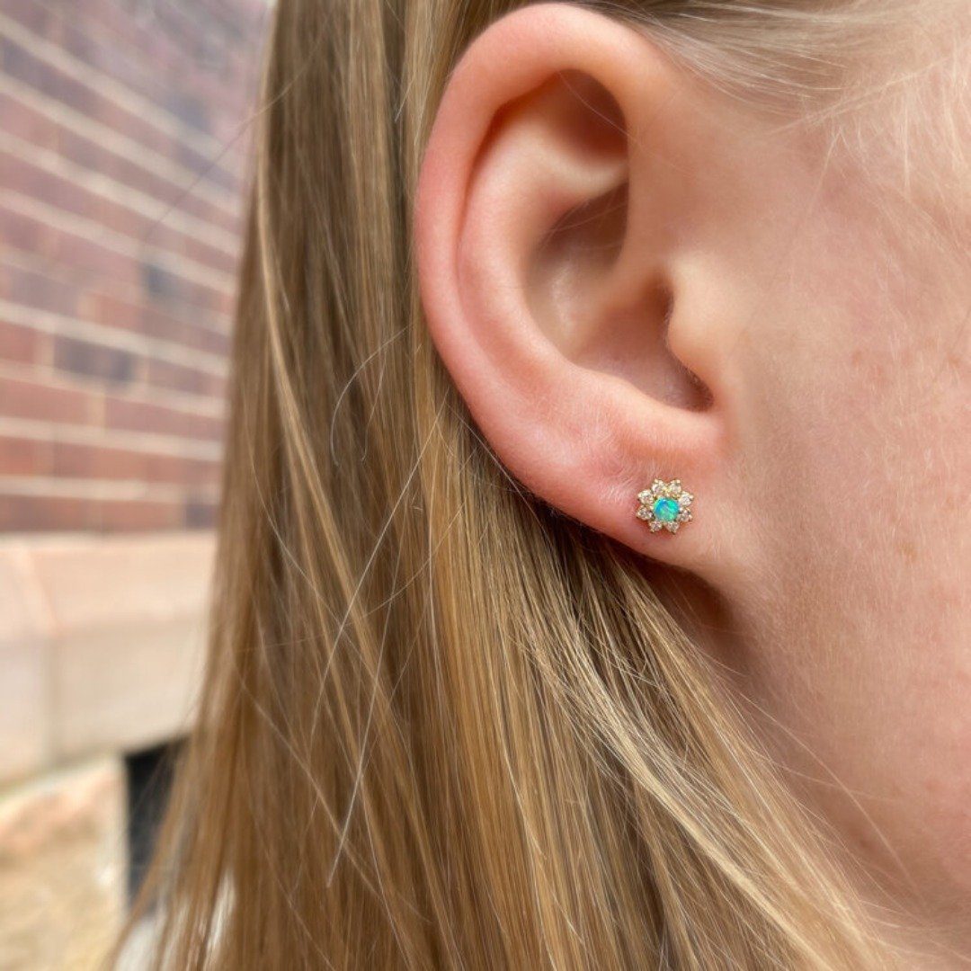 "Minnie" Opal Studs Earrings JasonRee 