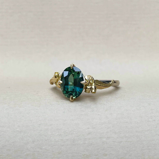 "Gumleaf" Australian Sapphire Ring Ring JasonRee 