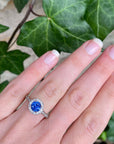 "Periwinkle" Sapphire & Diamond Engagement Ring Ring JasonRee 
