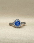 "Periwinkle" Sapphire & Diamond Engagement Ring Ring JasonRee 