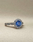 "Periwinkle" Sapphire & Diamond Engagement Ring Ring JasonRee 